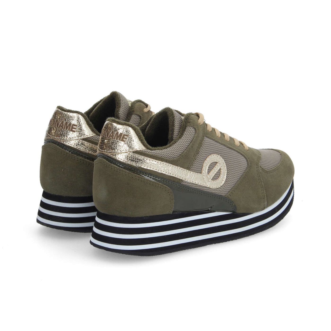 PARKO JOGGER W - KNIT/SUEDE/MARS - KAKI/OR